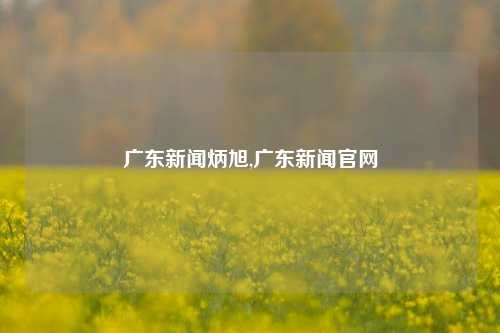 广东新闻炳旭,广东新闻官网