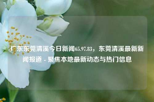 广东东莞清溪今日新闻65.97.83，东莞清溪最新新闻报道 - 聚焦本地最新动态与热门信息