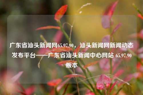 广东省汕头新闻网65.97.90，汕头新闻网新闻动态发布平台——广东省汕头新闻中心网站 65.97.90版本