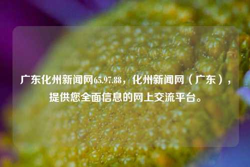 广东化州新闻网65.97.88，化州新闻网（广东），提供您全面信息的网上交流平台。