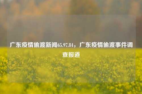 广东疫情偷渡新闻实拍图