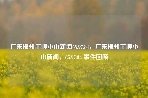 广东梅州丰顺小山新闻65.97.84，广东梅州丰顺小山新闻，65.97.84 事件回顾