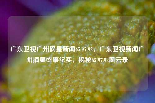 广东卫视广州摘星新闻65.97.92，广东卫视新闻广州摘星盛事纪实，揭秘65.97.92风云录