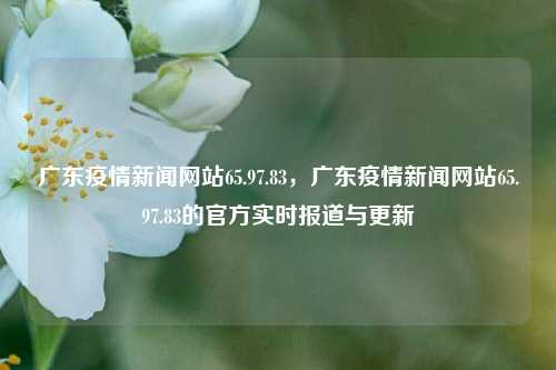 广东疫情新闻网站65.97.83，广东疫情新闻网站65.97.83的官方实时报道与更新