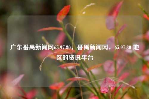 广东番禺新闻网65.97.80，番禺新闻网，65.97.80 地区的资讯平台