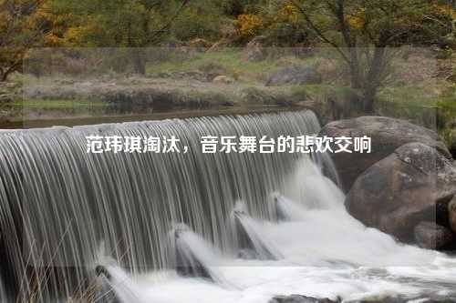 范玮琪淘汰，音乐舞台的悲欢交响